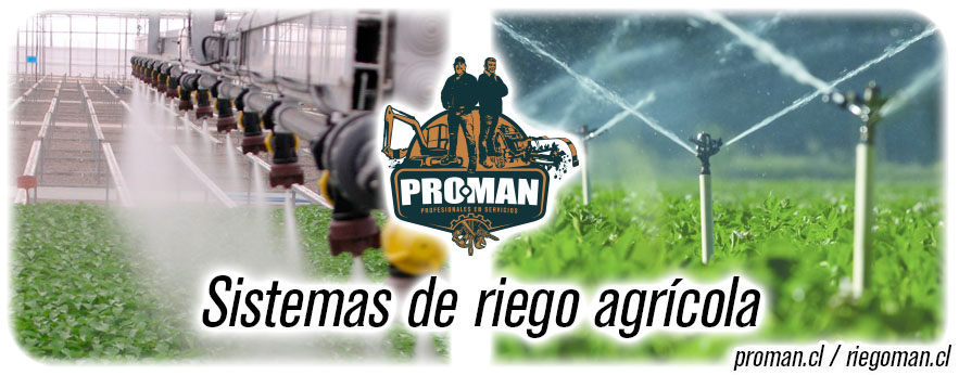 Sistemas de riego agricola - Proman