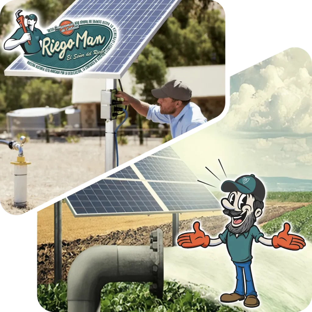 RiegoMan - Instalación de bombas solares en Chile.