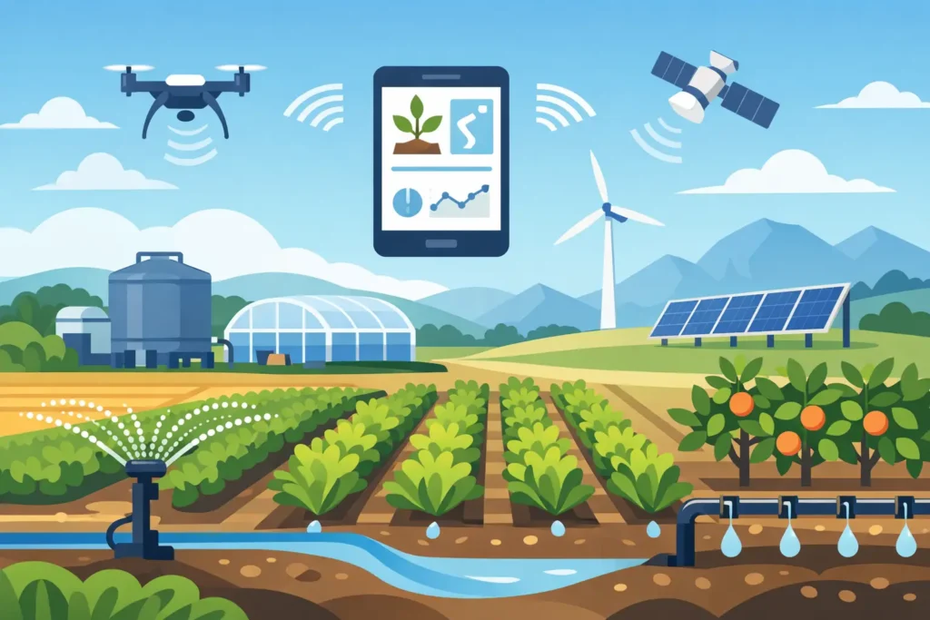 Automatización de riego agrícola eficaz